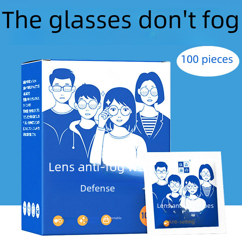 DDWD Antifog Wipes Disposable Lens Wipe Paper Mobile Phone Screen Lens