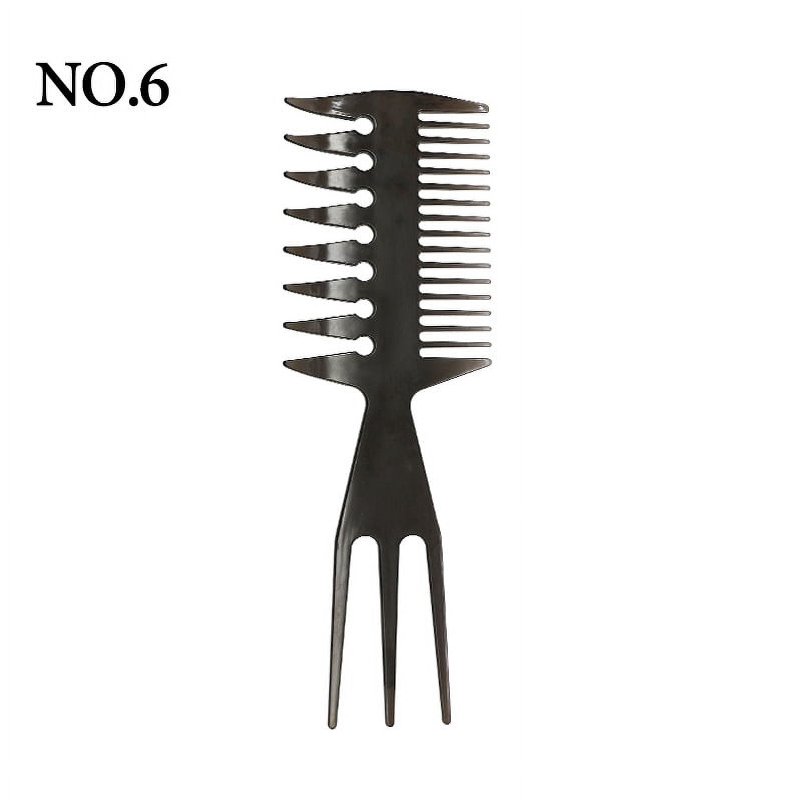 DDWD Beard template right angle comb men‘s retro back shape comb wide ...