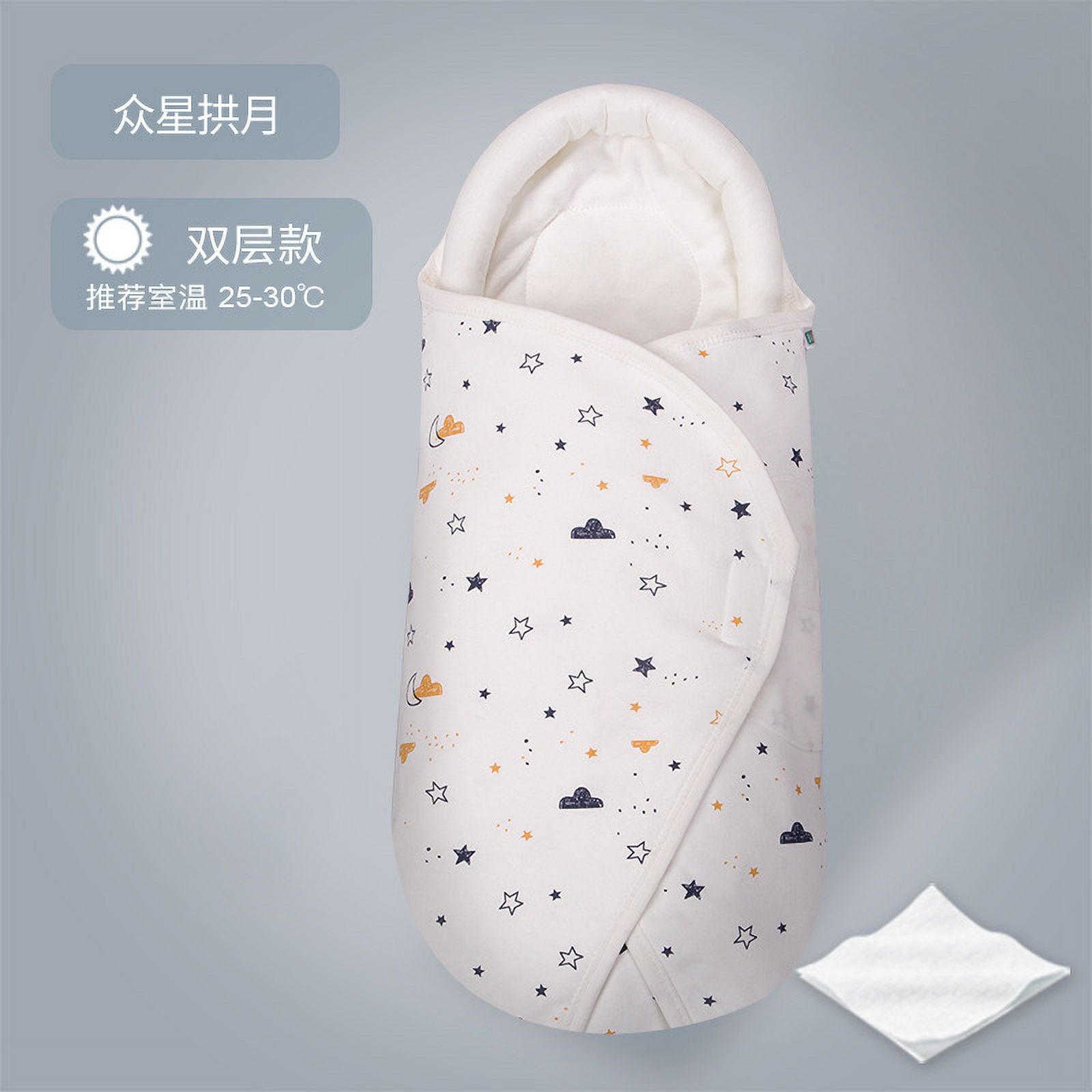 DDWD Bidole Baby Swaddling Towel Pure Cotton Spring and Summer Newborn