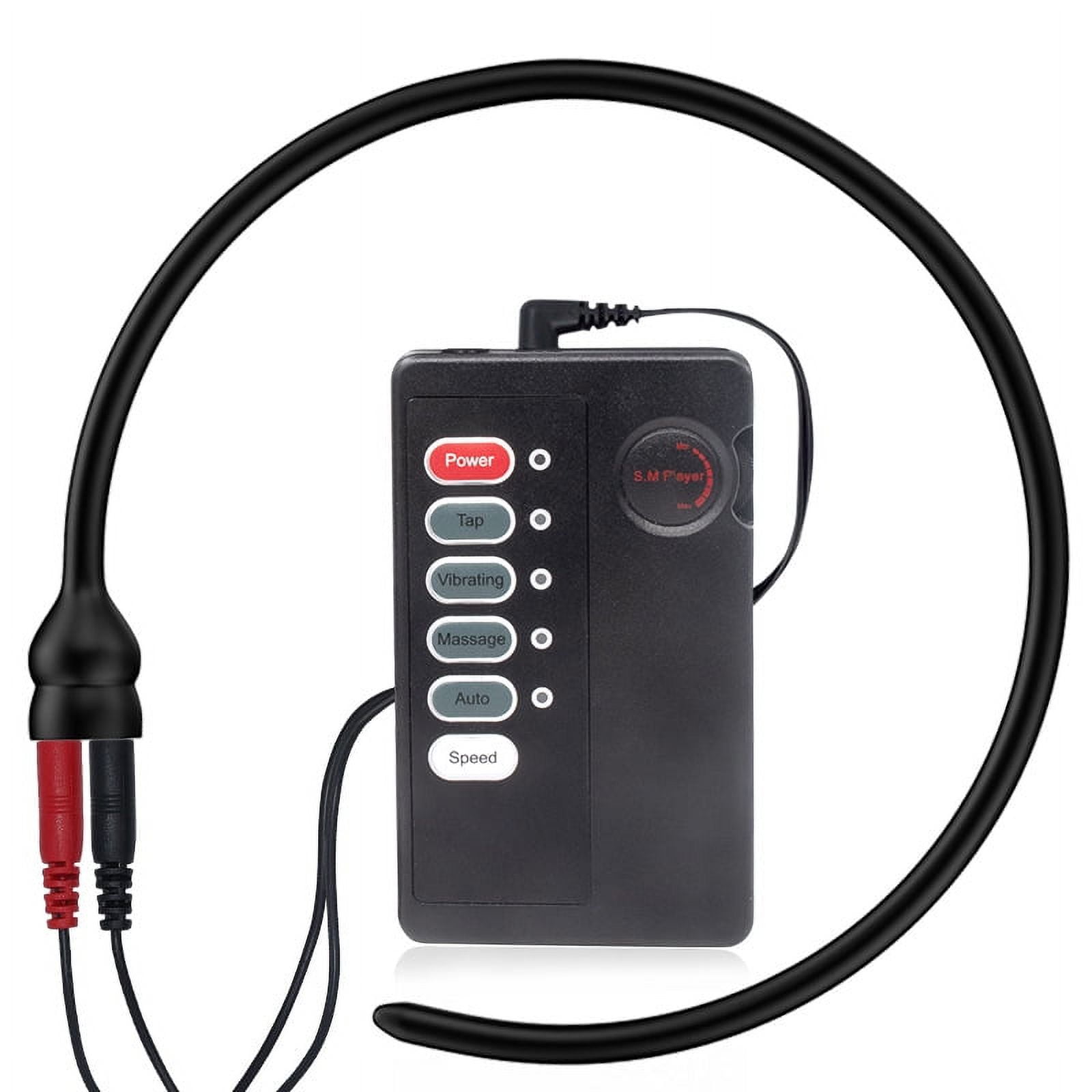 DDWD Extra Long 36cm Electric Shock Horse Eye Rod Silicone Urethral