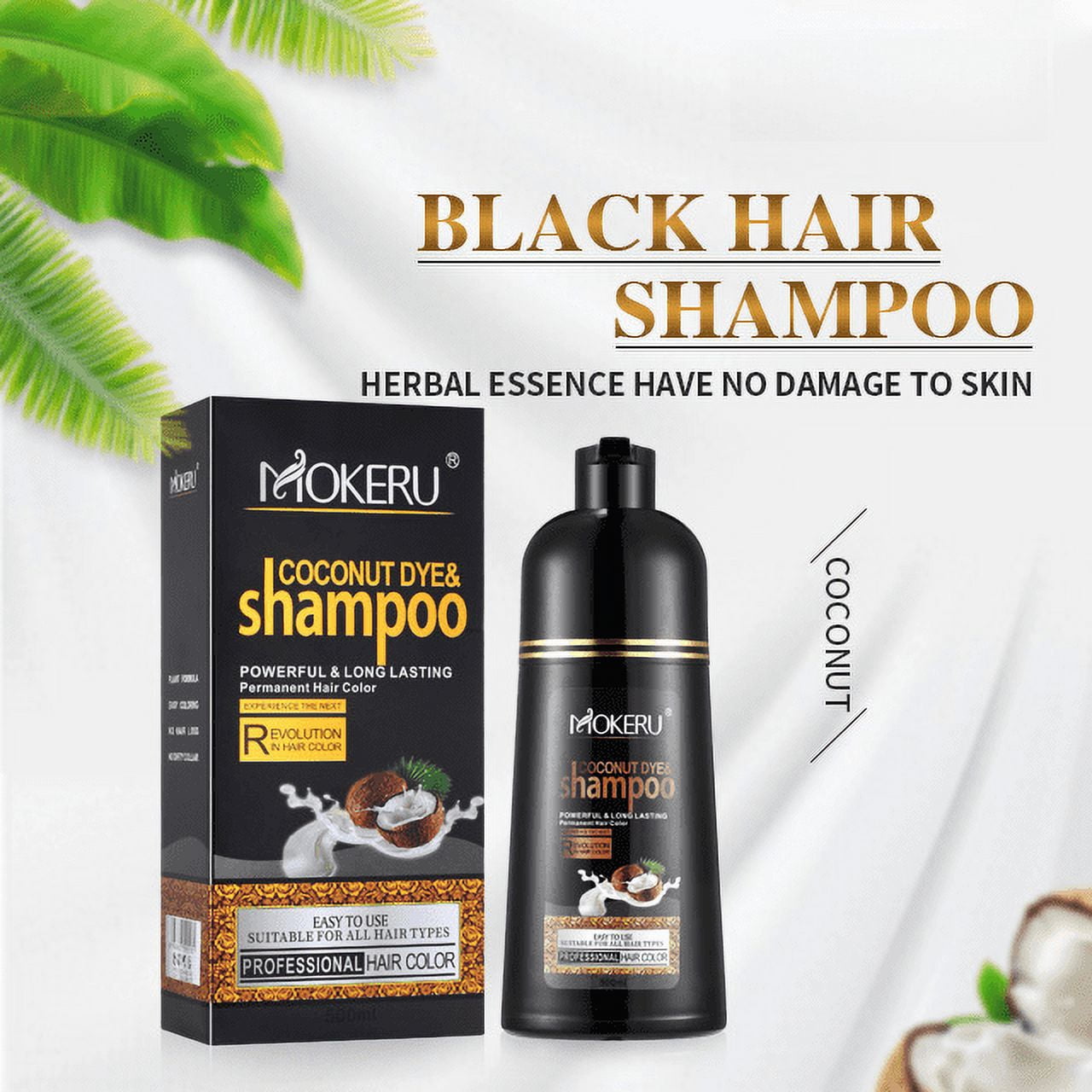 DDWD Mageno Oil Wash Color Hair Dye Plant Black Clear Water Not Harm