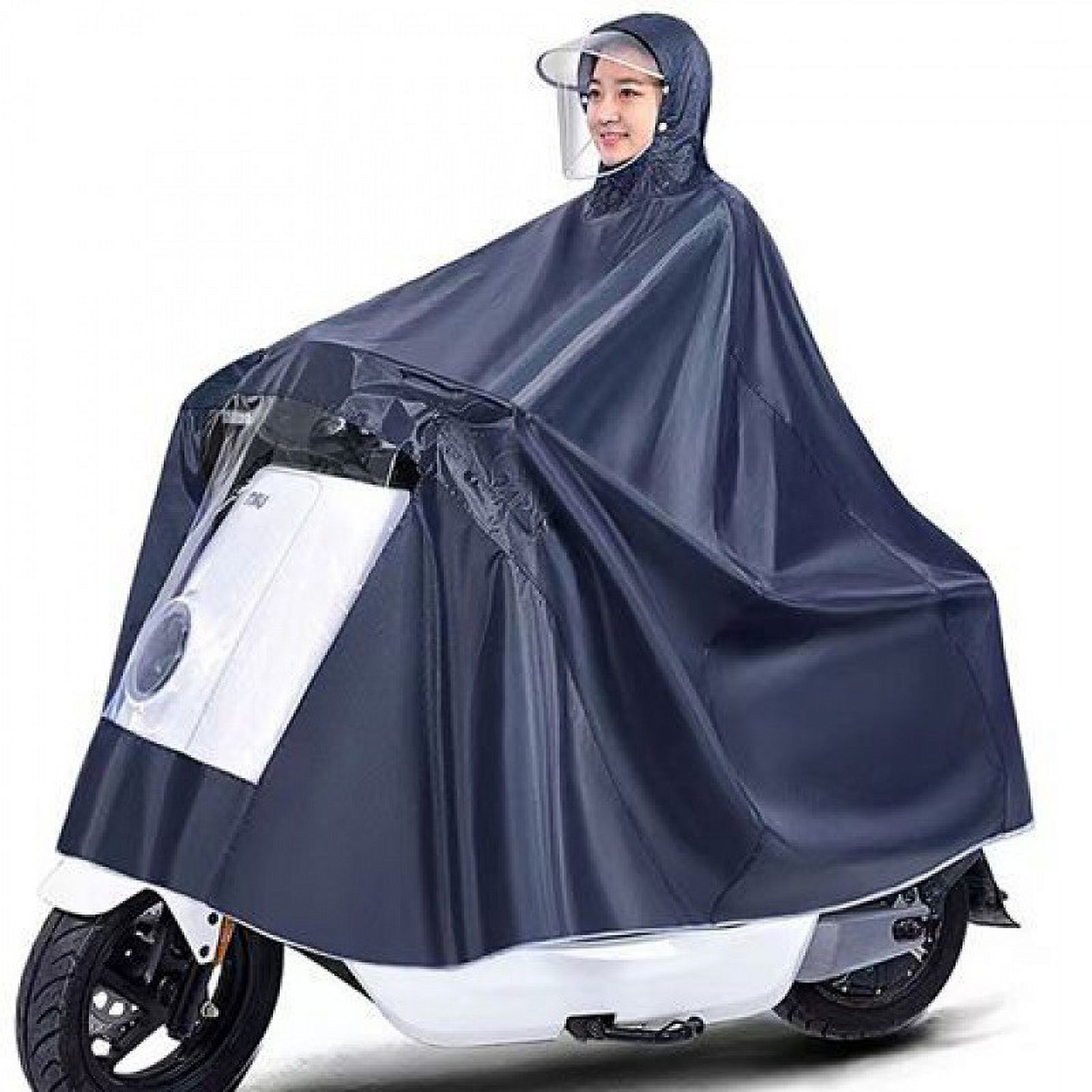 DDWD Raincoat electric car double mother and child female parentchild