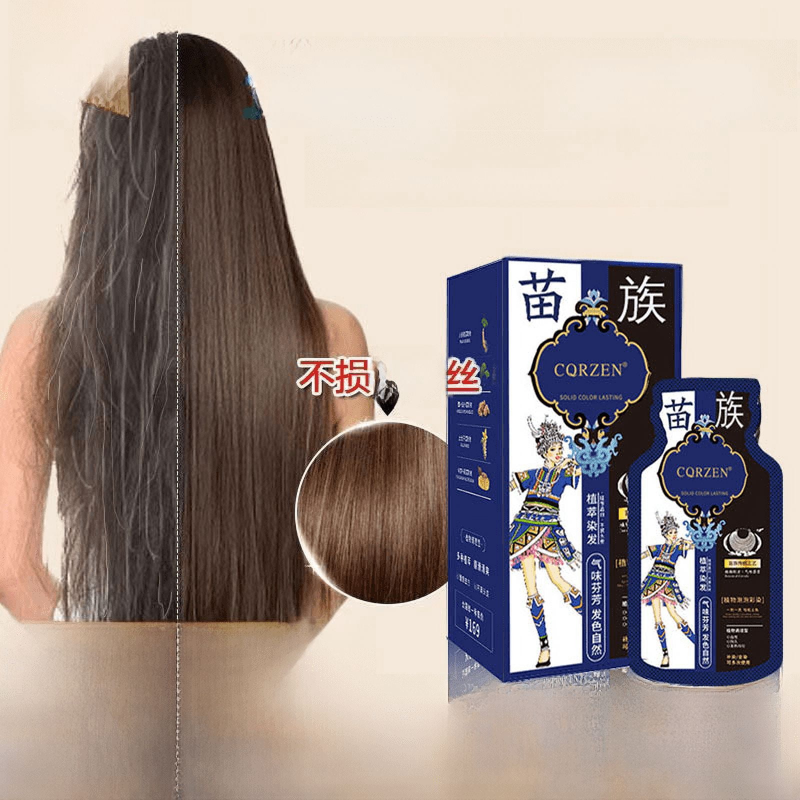 DDWD [Shake Sound Explosions] Bags of Plant Bubble Hair Dye Easily