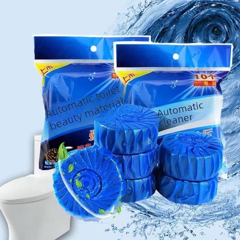 DDWD Toilet ball flush toilet blue bubble odor toilet toilet automatic