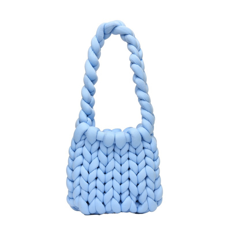 DDWD Xiaohongshu new thick ice island thread woven bag diy woven bag