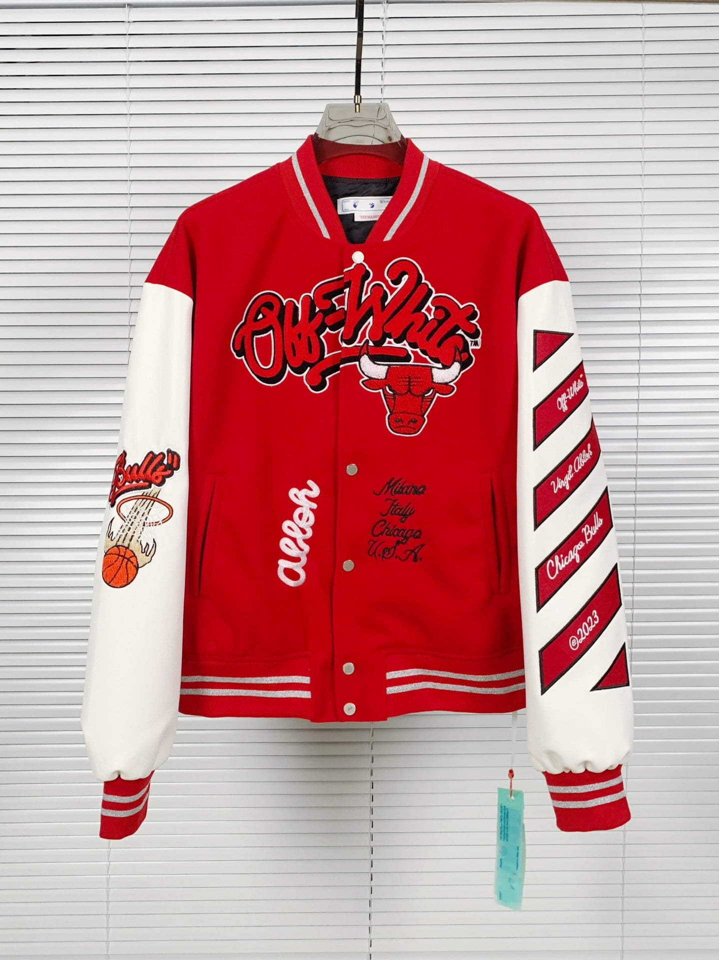 DDWD early autumn new OW joint NBA team series baseball uniform jacket