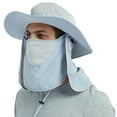thumbnail image 1 of DDYOUTDOOR 07-281 Fashion Summer Outdoor Gardening Sun Protection Fishing Cap Neck Face Flap Hat Wide Brim Gray, 1 of 7