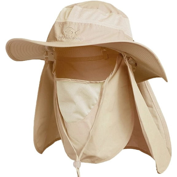 DDYOUTDOOR™ 07-281 Fashion Summer Outdoor Sun Protection Fishing Cap Neck Face Flap Hat Wide Brim