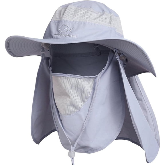 DDYOUTDOOR™ 07-281 Fashion Summer Outdoor Sun Protection Fishing Cap Neck Face Flap Hat Wide Brim