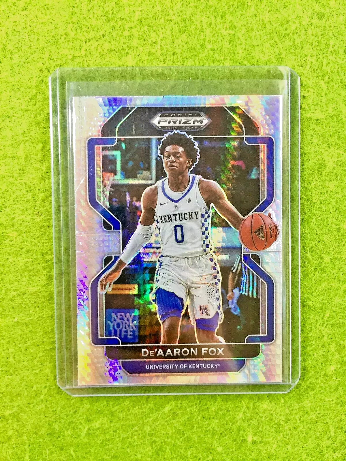 2017-18 Panini Prizm De'Aaron Fox Silver Rookie RC Autograph
