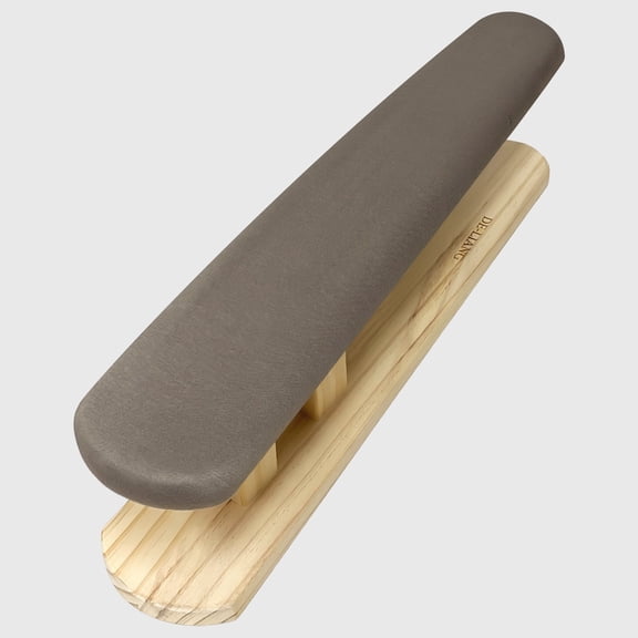 DE-LIANG Sleeve Ironing Board for Sewing, Padded Chest & Sleeve Tailor Ironing Stool with Wooden Base, Sleeve Pressing Board for Household Tools, Tailor Dress Forms, Sewing and Tailoring Studio, Gray