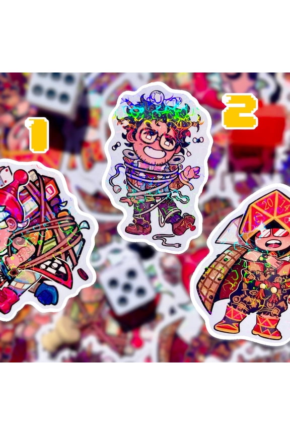 DE! Nerd Trio Keychain (1 keychain)