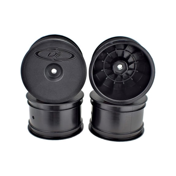 DE Racing -SB4-ARB Speedline Wheels for B6 - B64/Tlr 22 4.0/22-4/Rear-Black 4 Piece