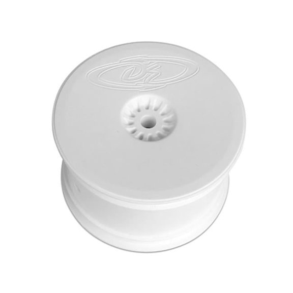 De Racing SB4ARW White Speedline Rear Buggy Wheels B6 Team Losi 22 (4pcs) DERSB4ARW