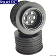 thumbnail image 1 of DE Racing -GSR-AB Gambler Rear Sprint Wheels with 12mm Hex / Ae -Tlr / Black (4), 1 of 2