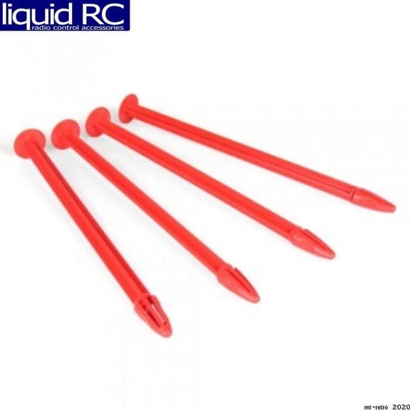 DE Racing -TST-R Truggy Tire Spikes (RED) 4 pieces