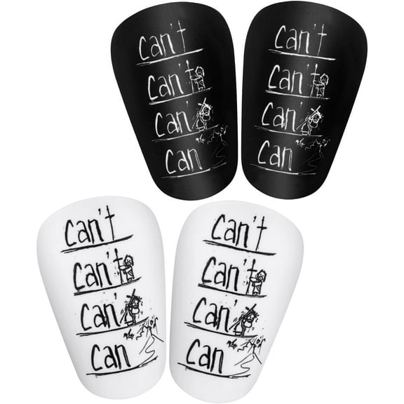 DEA 2 Pairs Mini Soccer Shin Guards, Small Lightweight Shin Protector, Miniature Anti-Slip Football Pads, Protective Guards for Teenagers Kids Children Adults Boys Girls