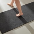 thumbnail image 1 of DEA Bathroom Runner Rugs, Long Bath Mat Runner Washable Thin Quick Dry Low Pile Bathroom Runner Rugs Non Slip, Dark Grey 24"x70", 1 of 18