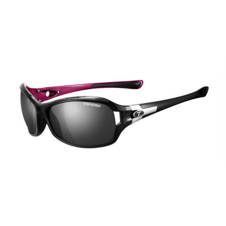 DEA SL BLACK PINK POLARIZED SUNGLASSES SMOKE POLARIZED LENSES