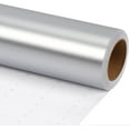 thumbnail image 1 of DEA Silver Wrapping Paper, Solid Color Matte Metal Gift Paper Jumbo Roll - 30 Inch x 33 Feet, Gift Wrapping Paper for Christmas, Valentine's Day, Wedding, Birthday, 1 of 14