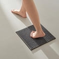 thumbnail image 1 of DEA Small Bathroom Rugs, Non Slip Washable Bath Rugs Super Absorbent Bathroom Rug Thin Quick Dry Low Pile Bath Mats, Dark Grey 12"x12", 1 of 18