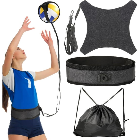 DEA Volleyball Training Equipment Aid,Premium Volleyball Rebounder Trainer Kit,Solo Practice Trainer for Serving Setting Spiking and Arm Swing,Volleyball Gifts for Teen Girls & Boys