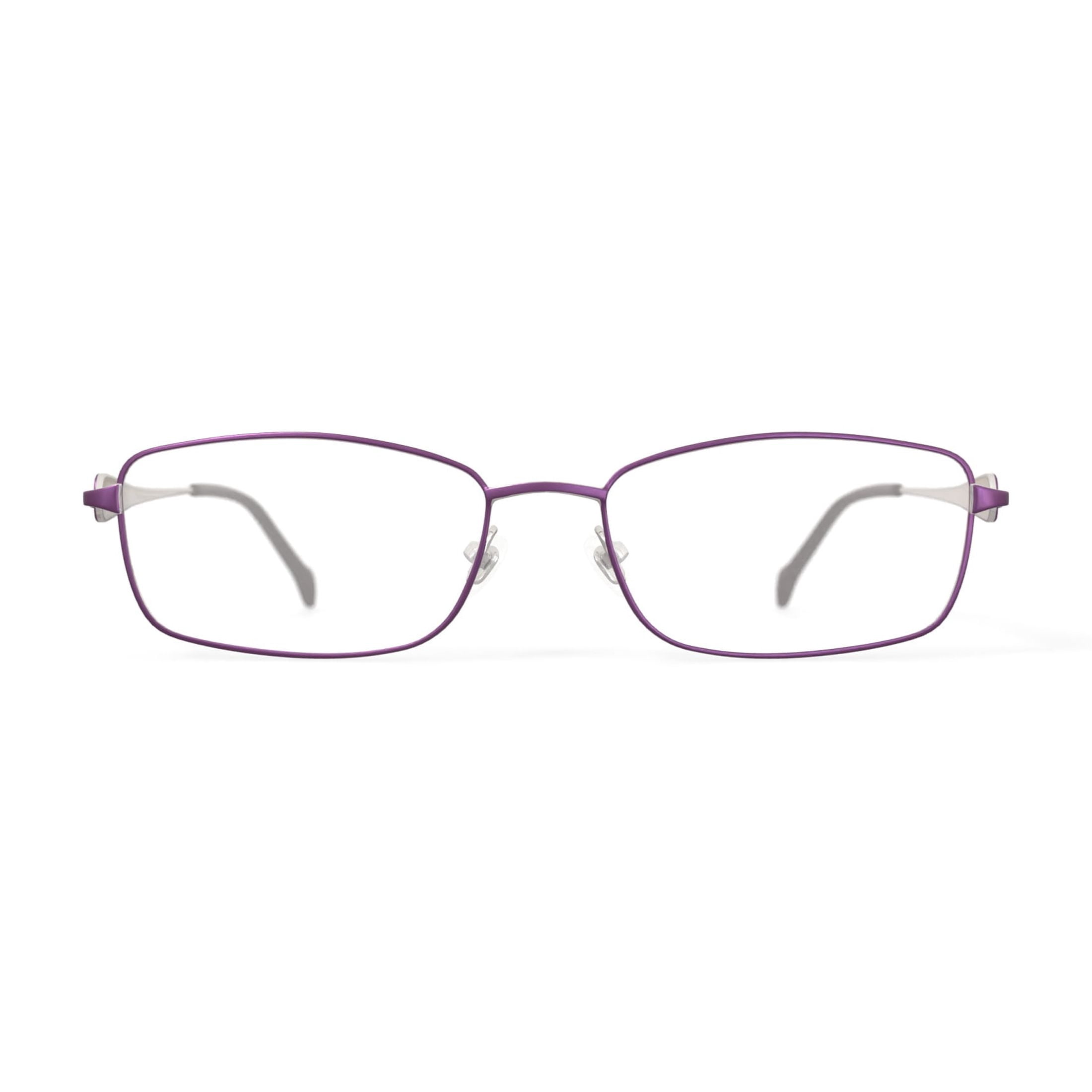 DEA Women's Oval Eyeglasses, Annie, Gunmetal, with Case