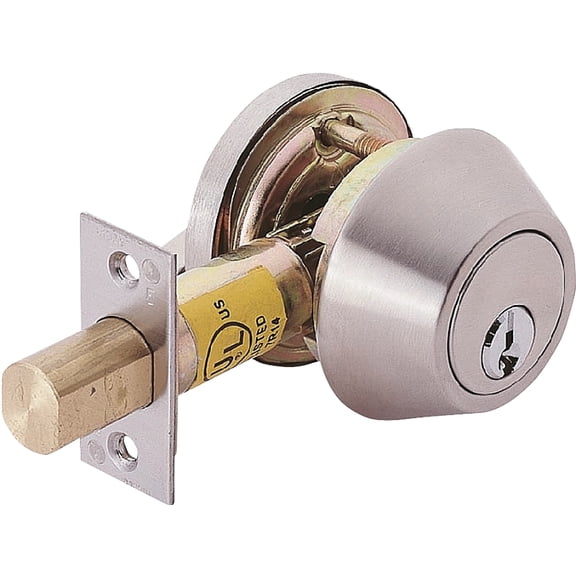 DEADBOLT SS STL S/CYL KD SCLS
