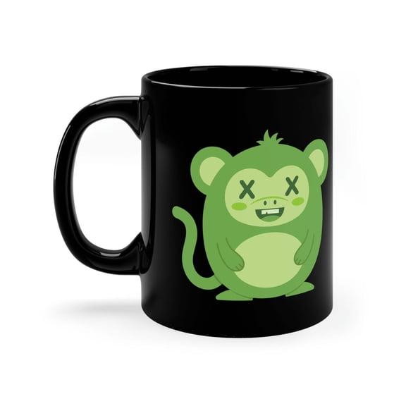 DEADIMALS MONKEY COFFEE MUG