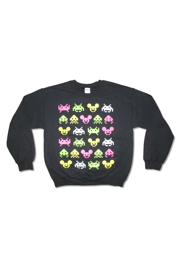 DEADMAU5 DJ Space Multi Invaders Crewneck Sweater S