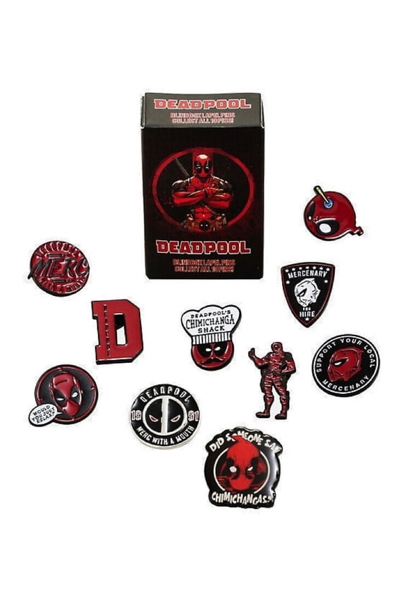 DEADPOOL BLIND BOX ENAMEL PIN Complete Set of 10