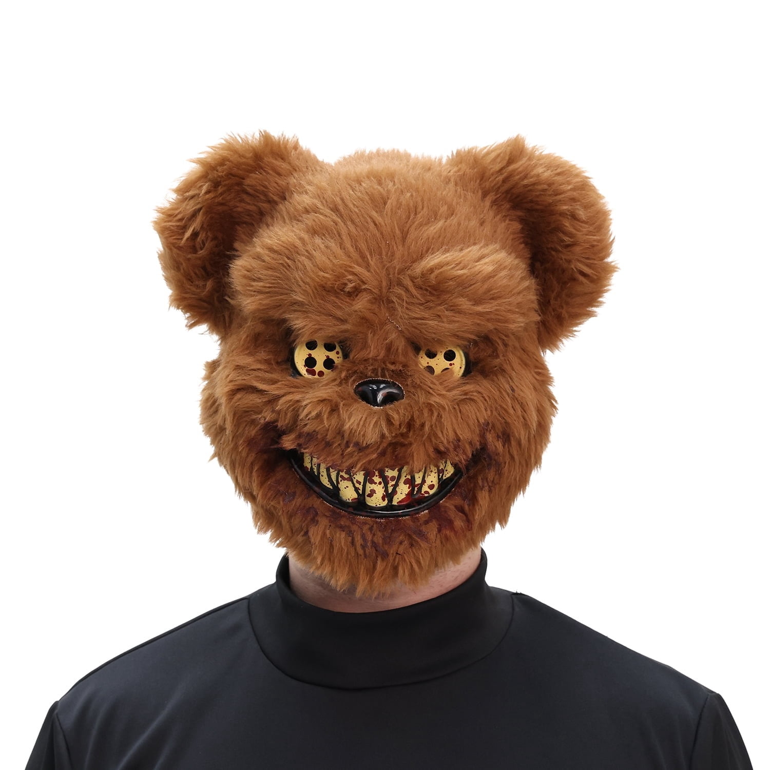 Daddy Bear Mask Costume Accessory for Adults, Brown, Halloween by Way To Celebrate