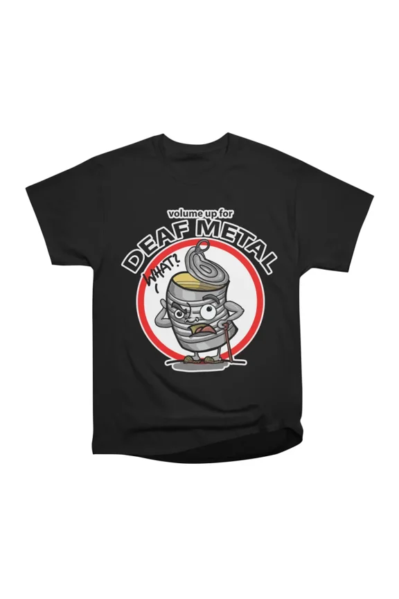 DEAF METAL T-Shirt Tee Gift For Him Merch For Her Apparel For Friend