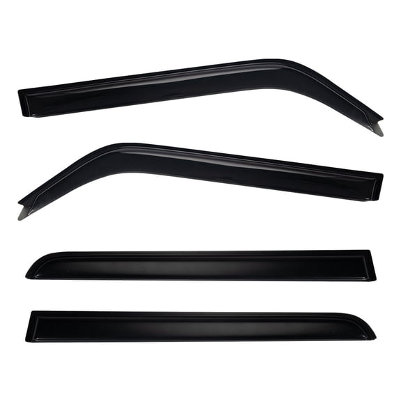 DEAL AUTO ELECTRIC PARTS 4PCS Smoke Side Window Visor Rain Guard Compatible with 01-05 Sport Trac 97-01 Mercury Mountaineer 91-01 Explorer Inside Mount In-Channel Style Wind Deflector Vent Visors