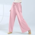 thumbnail image 1 of Black*Friday Womens Clothing Clearance under $5 GaThRRgYP Bell Bottom Pants for Women,Fashion Womens Casual Solid Color Elastic Loose Pants Straight Wide Leg Trousers Pants, 1 of 6