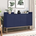 thumbnail image 1 of DEALTOPS Modern Sideboard with Large Storage Space and Rebound Device Doors for Dining Room - Navy, 1 of 5