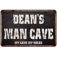 thumbnail image 1 of DEAN'S Man Cave Black Grunge Sign Home Décor Gift Cave Funny 112180004051, 1 of 1