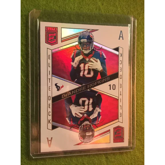 DEANDRE HOPKINS PRIZM REFRACTOR 2018 Donruss Elite Deck HOUSTON TEXANS