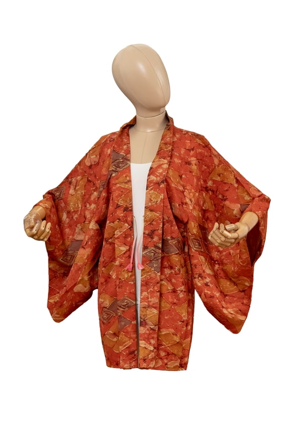 Authentic Japanese Haori for Women Traditional Kimono Jacket Made in Japan HA-0459