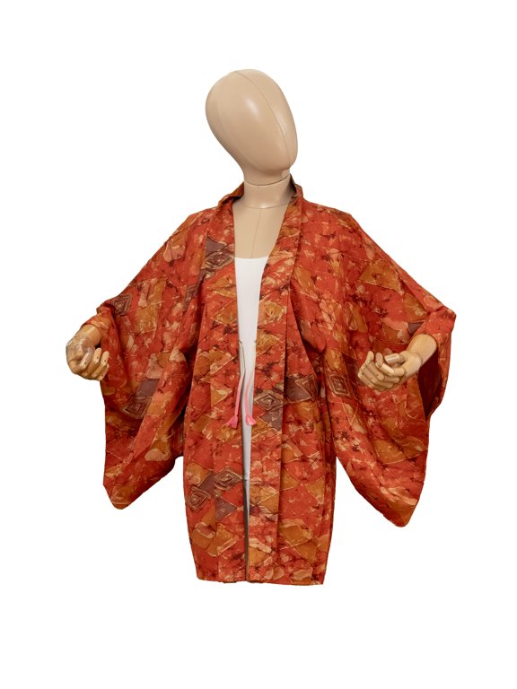 Authentic Japanese Haori for Women Traditional Kimono Jacket Made in Japan HA-0459