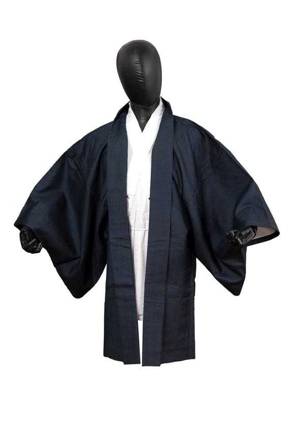 Authentic Japanese Kimono Haori Men's Traditional Jacket Made in Japan Genuine MHA-0275