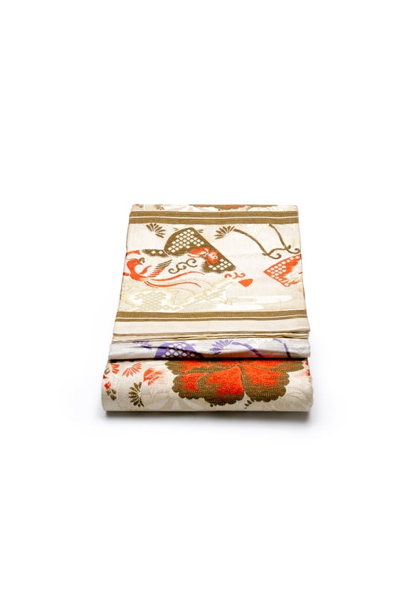 Authentic Japanese Yukata Hanhaba Obi Sash Belt Women's Kimono Original Japan Made Genuine OBH-0312