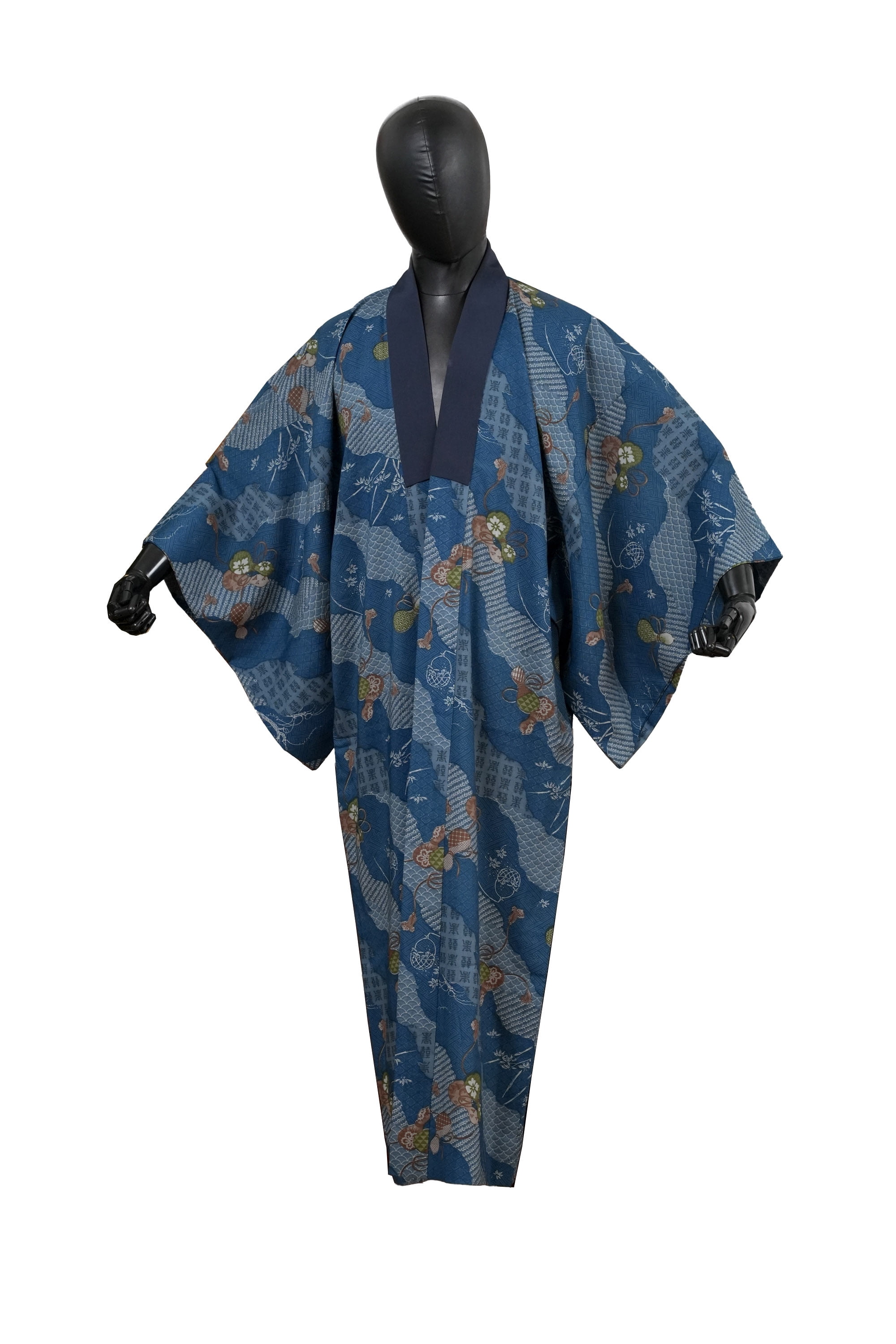 JMEDIC Kimono - Set Da Uomo Giapponese, Kimono Da Uomo, Con Stampa Digitale Antica (S, Nero - Foto 7