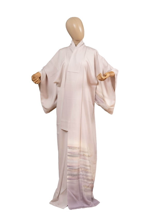 Authentic Traditional Japanese Kimono for Women Dress Robe Made in Japan Genuine Original KM-0579