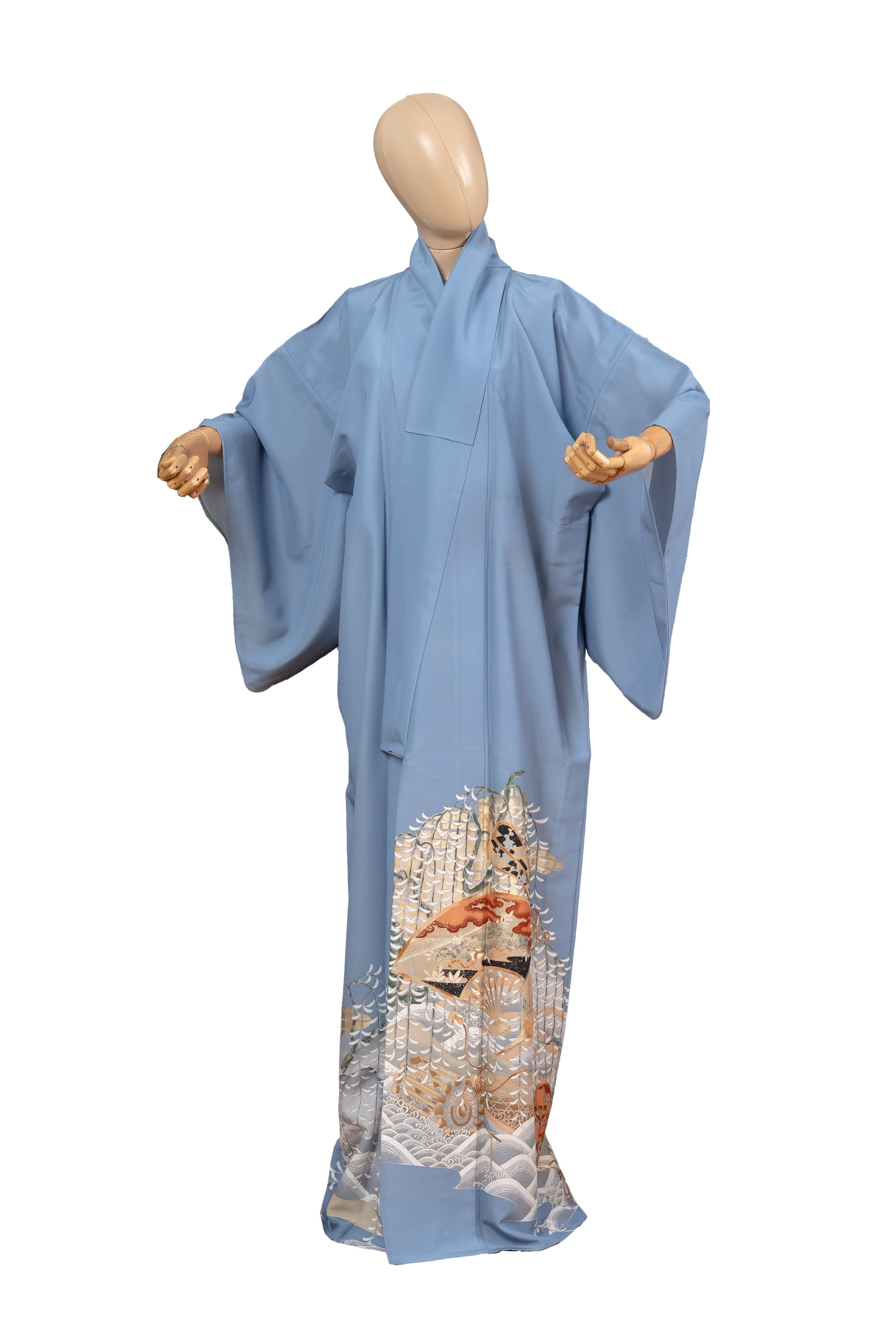 blue vanilla kimono dress Navy | Embellished Kimono Dress