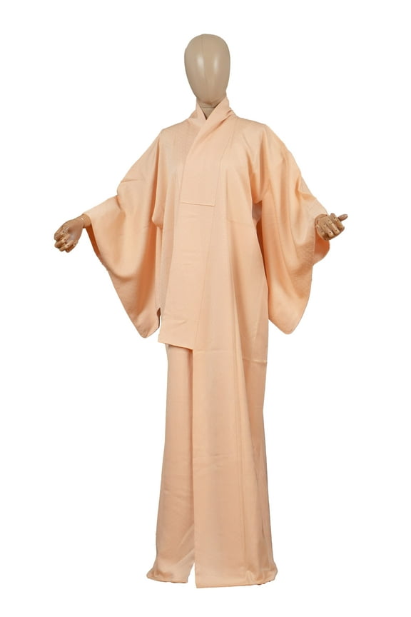 Authentic Traditional Japanese Tango Chirimen Silk Iromuji Kimono for Women Robe Made in Japan KMC-0051