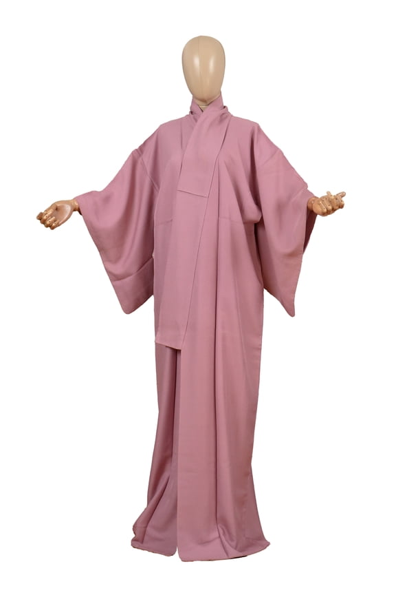 Authentic Traditional Japanese Tango Chirimen Silk Iromuji Kimono for Women Robe Made in Japan KMC-0054