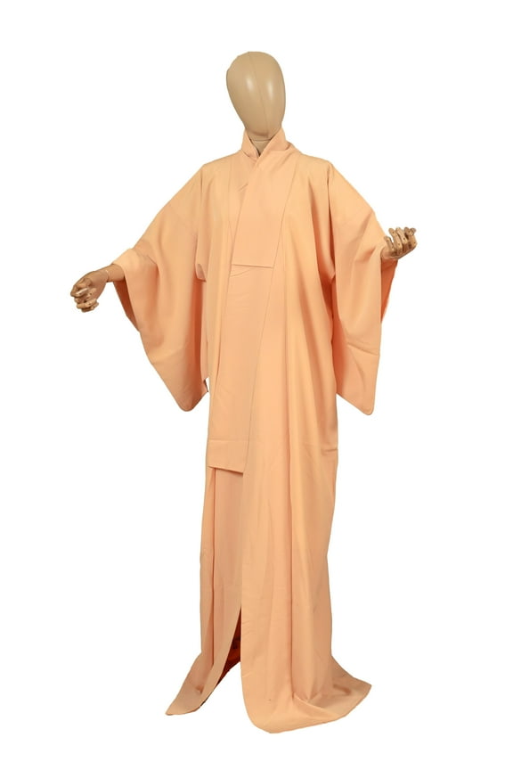 Authentic Traditional Japanese Tango Chirimen Silk Iromuji Kimono for Women Robe Made in Japan KMC-0070