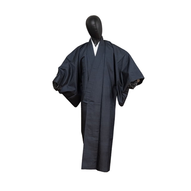 Daimon Japanese Robe DEAR VANILLA Authentic Traditional Men's Kimono Japanese Robe Gown ...