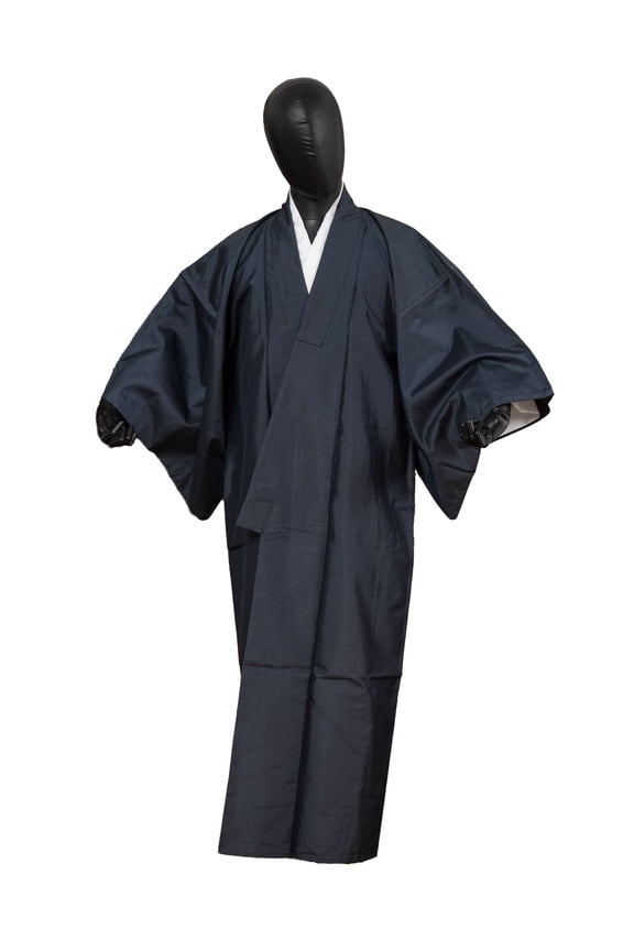 Authentic Traditional Men's Kimono Japanese Robe Gown Samurai Made in Japan MKM-0209
